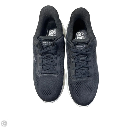 Shoes Athletic By Skechers In Black & White, Size: 8.5