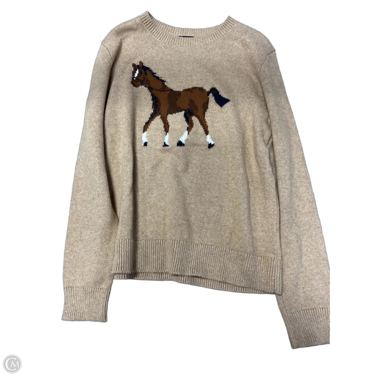 Sweater By Talbots In Brown, Size: Mp