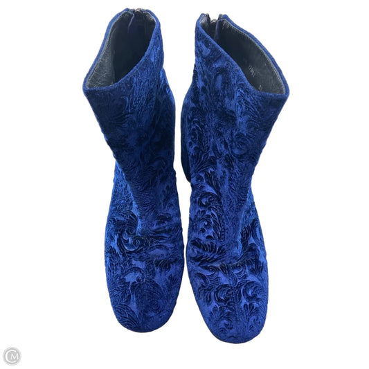 Boots Designer By Stuart Weitzman In Blue, Size: 8.5
