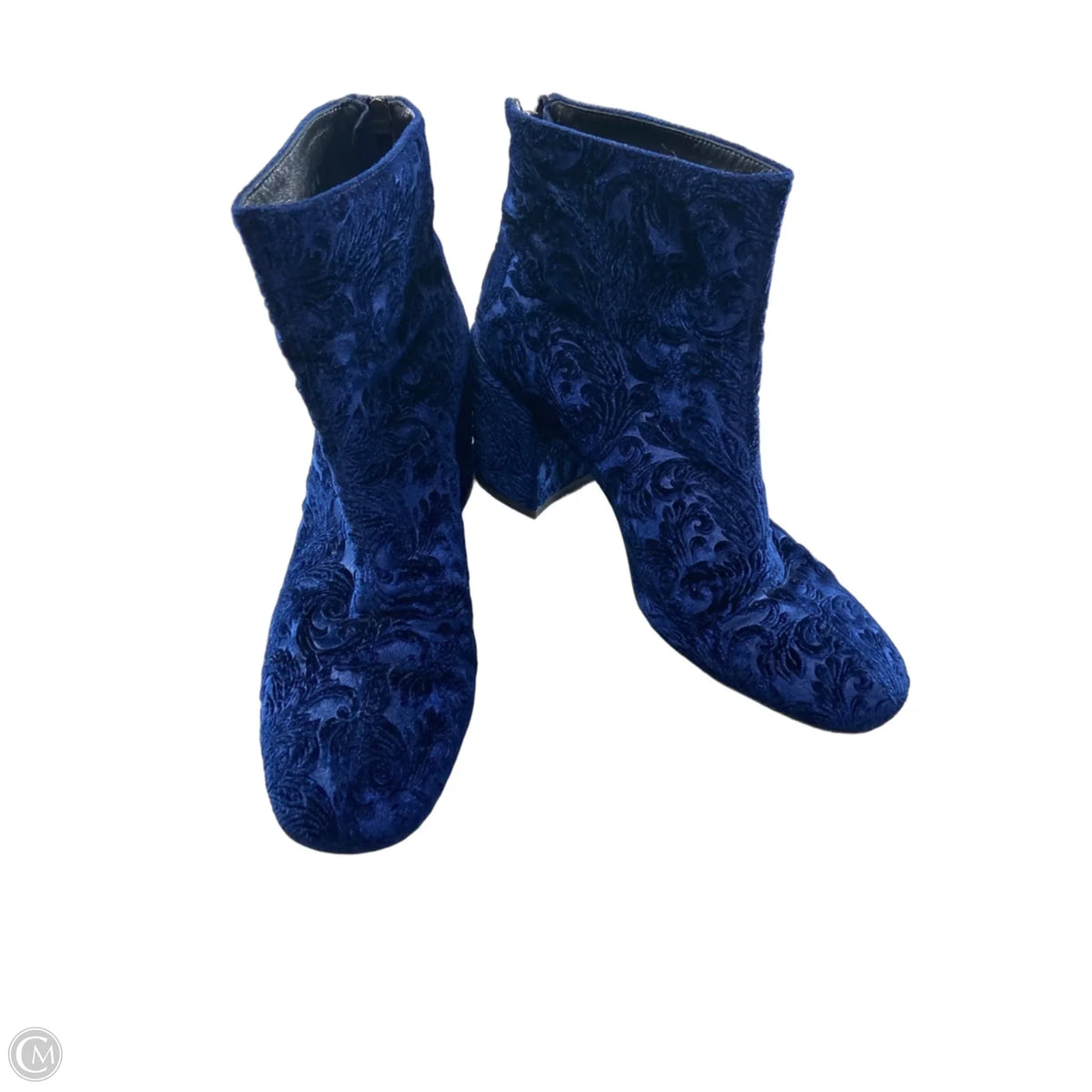Boots Designer By Stuart Weitzman In Blue, Size: 8.5