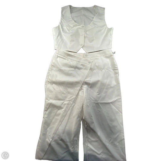 Pants Set 2pc By Cmc In White, Size: 14