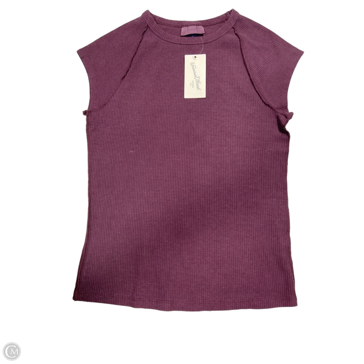 Top Short Sleeve Basic By Universal Thread In Purple, Size: Xs