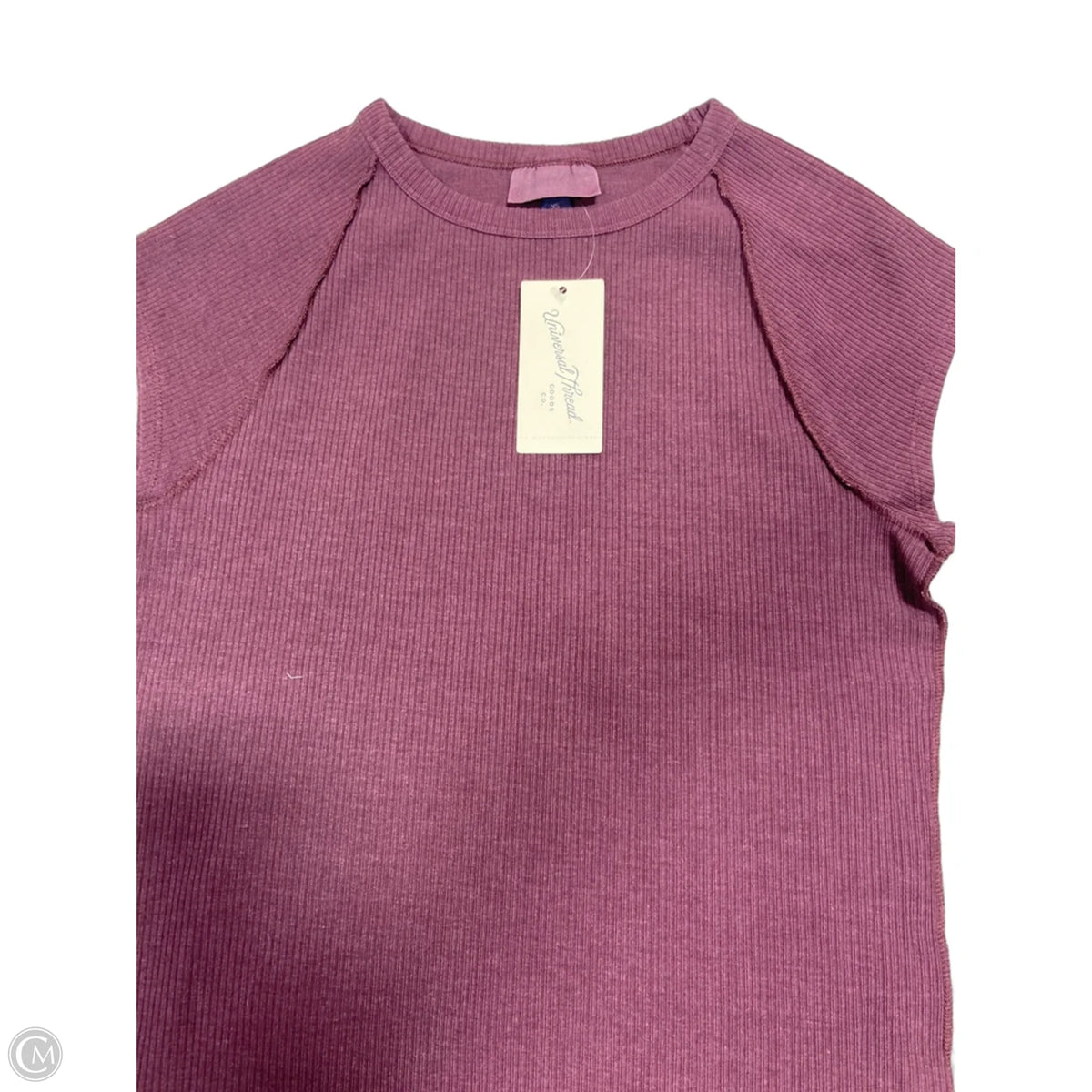 Top Short Sleeve Basic By Universal Thread In Purple, Size: Xs