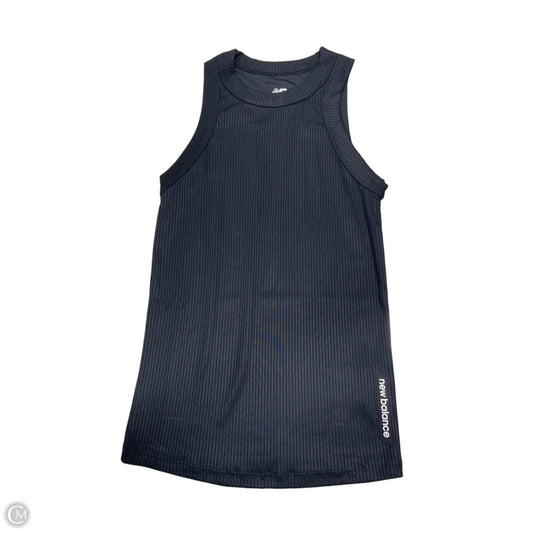 Athletic Tank Top By New Balance In Black, Size: Xs