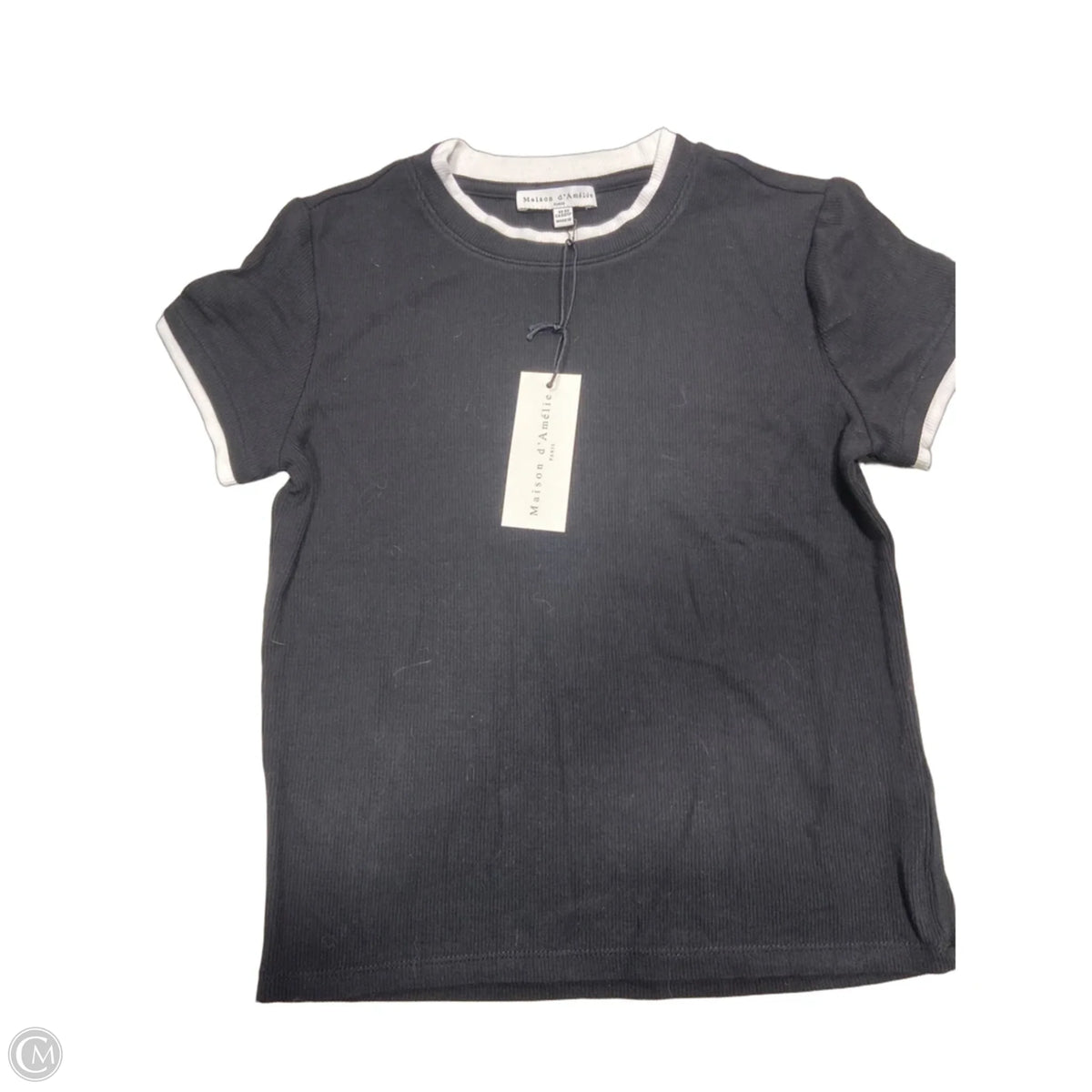 Top Short Sleeve Basic By Cmc In Black, Size: Xs