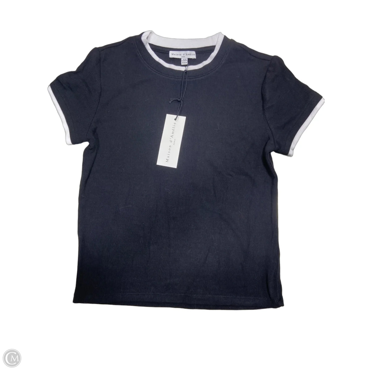Top Short Sleeve Basic By Cmc In Black, Size: Xs
