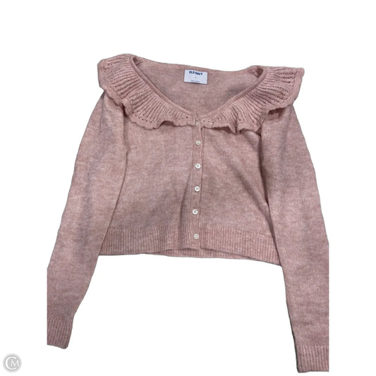 Sweater Cardigan By Old Navy In Pink, Size: S