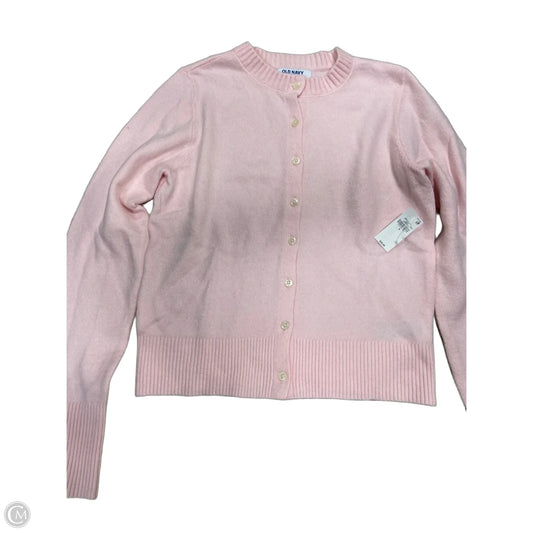 Sweater Cardigan By Old Navy In Pink, Size: S