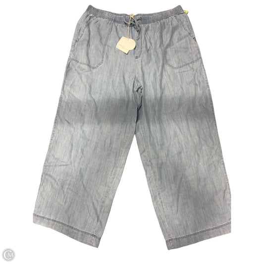 Pants Lounge By Beachlunchlounge In Blue Denim, Size: 14
