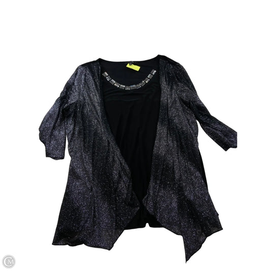 Top Long Sleeve By Cmc In Black, Size: 3x