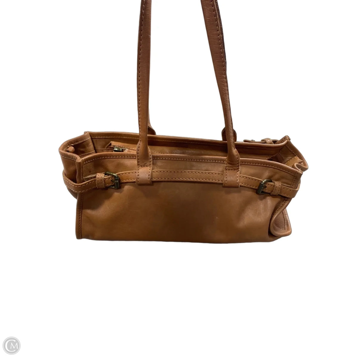 Handbag Leather By Clothes Mentor, Size: Medium