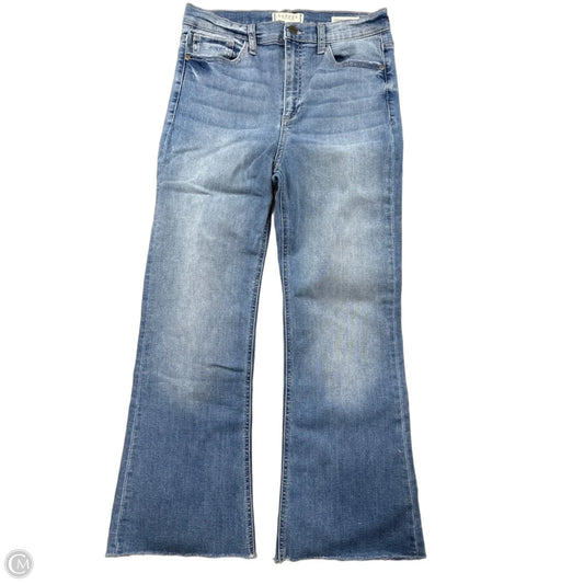 Jeans Flared By Harper In Blue Denim, Size: 10