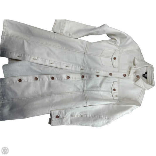 Dress Designer By Frye In White Denim, Size: Xs