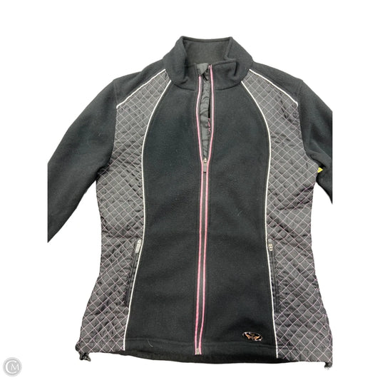 Jacket Fleece By Harley Davidson In Black & Pink, Size: M