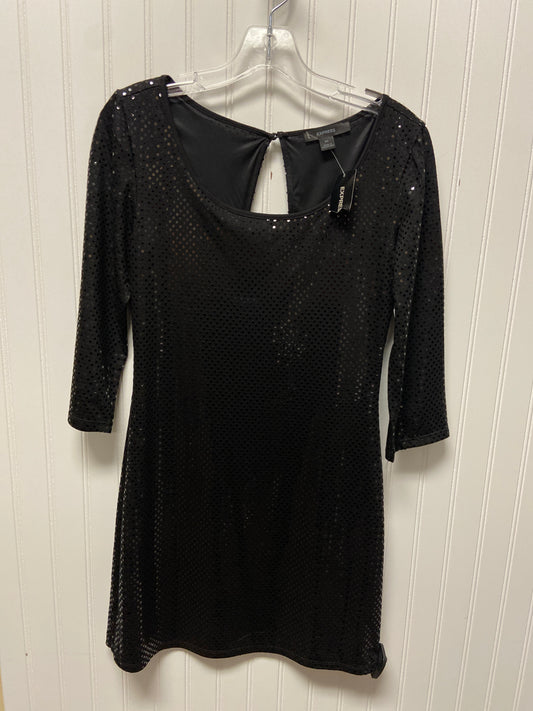 Dress Casual Midi By Express In Black, Size: Xs