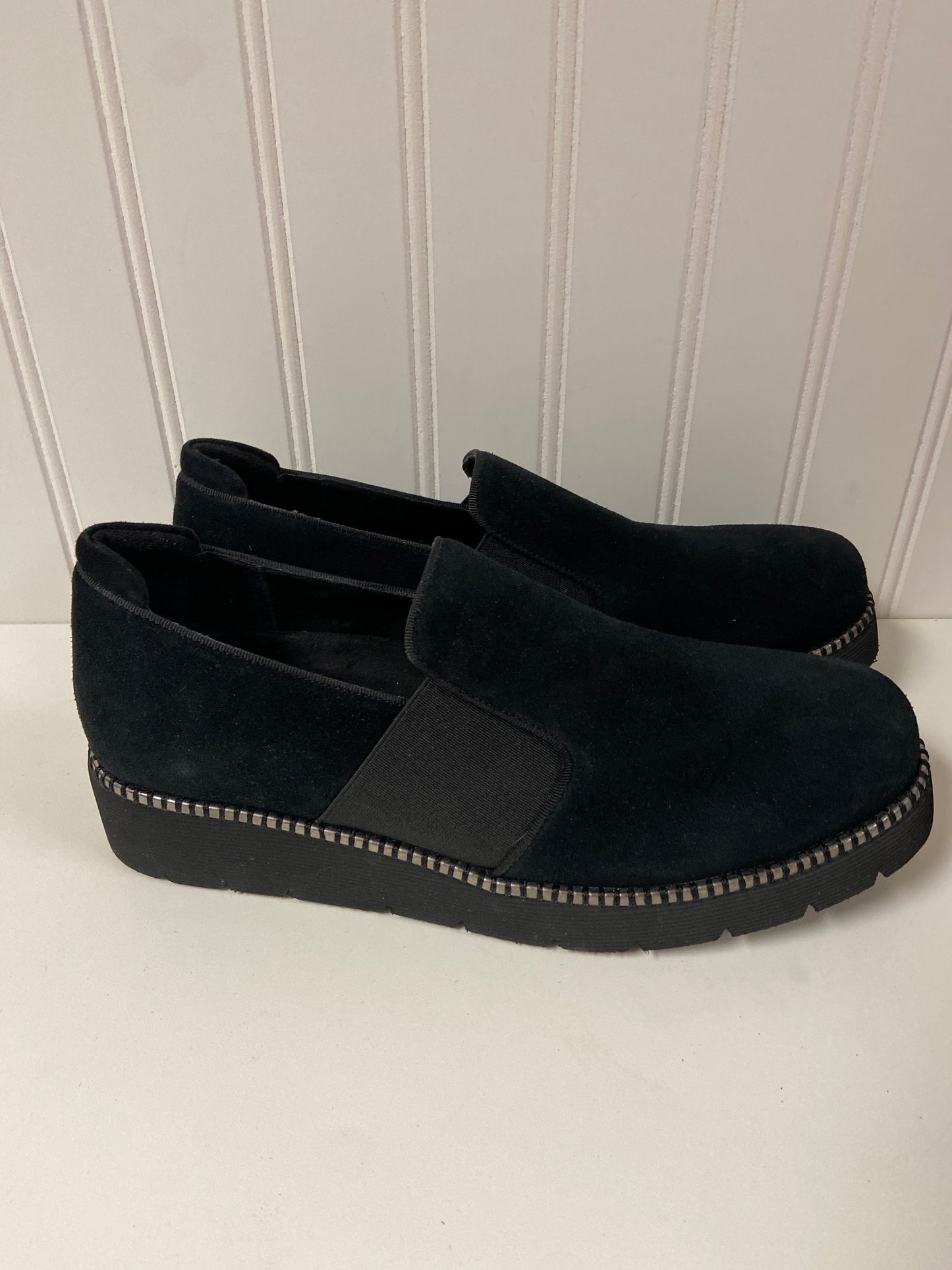 Black Shoes Flats Vaneli, Size 8