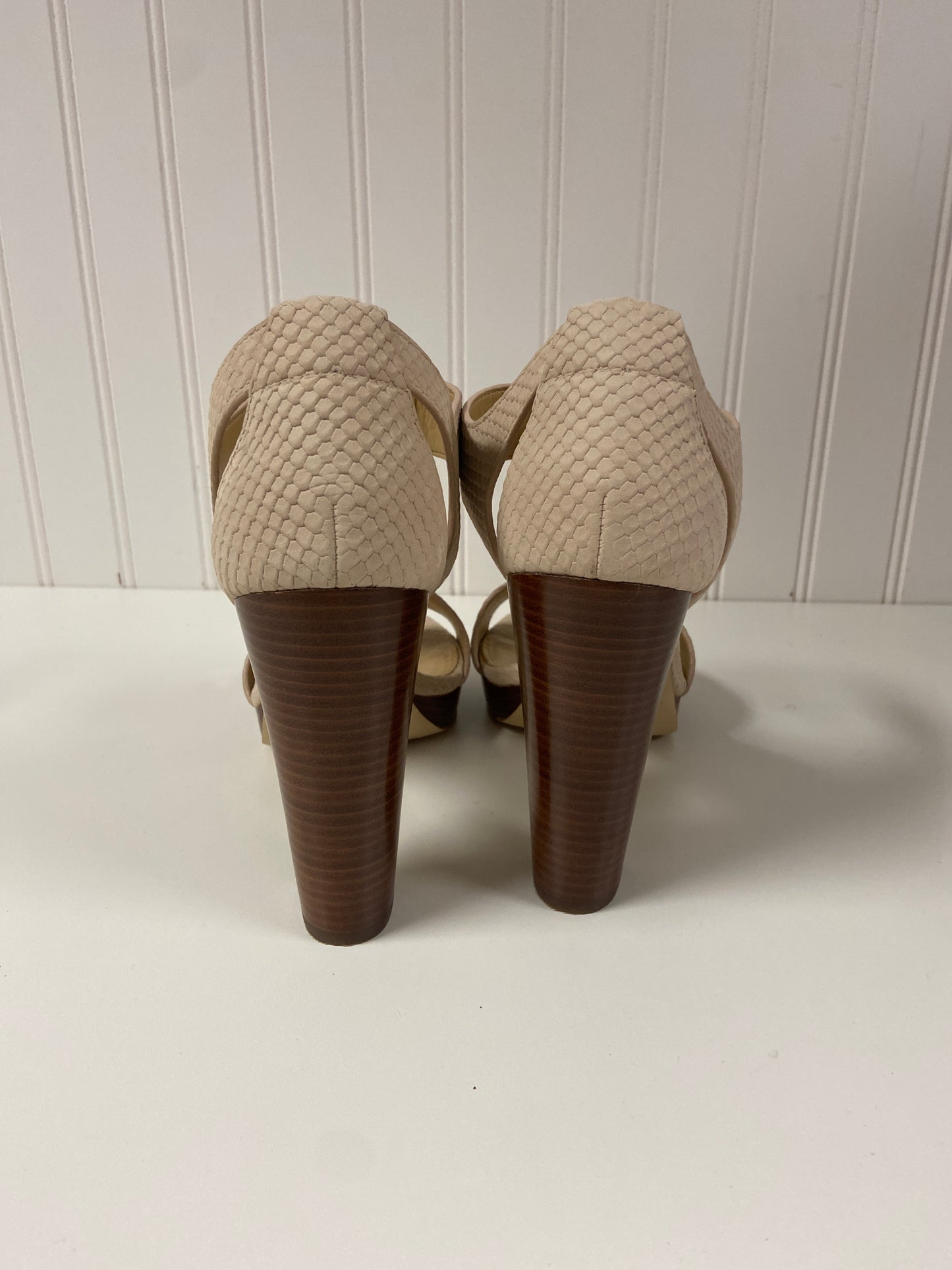 Sandals Designer By Michael By Michael Kors In Beige, Size: 9.5