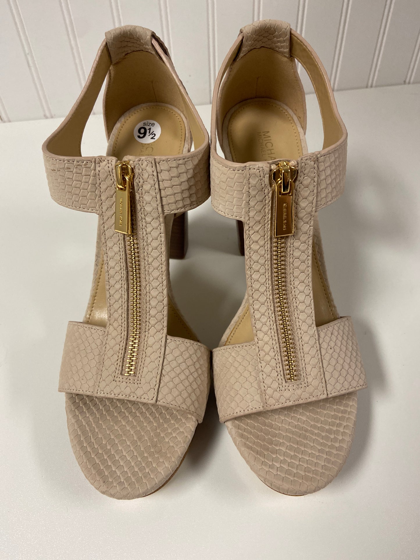 Sandals Designer By Michael By Michael Kors In Beige, Size: 9.5