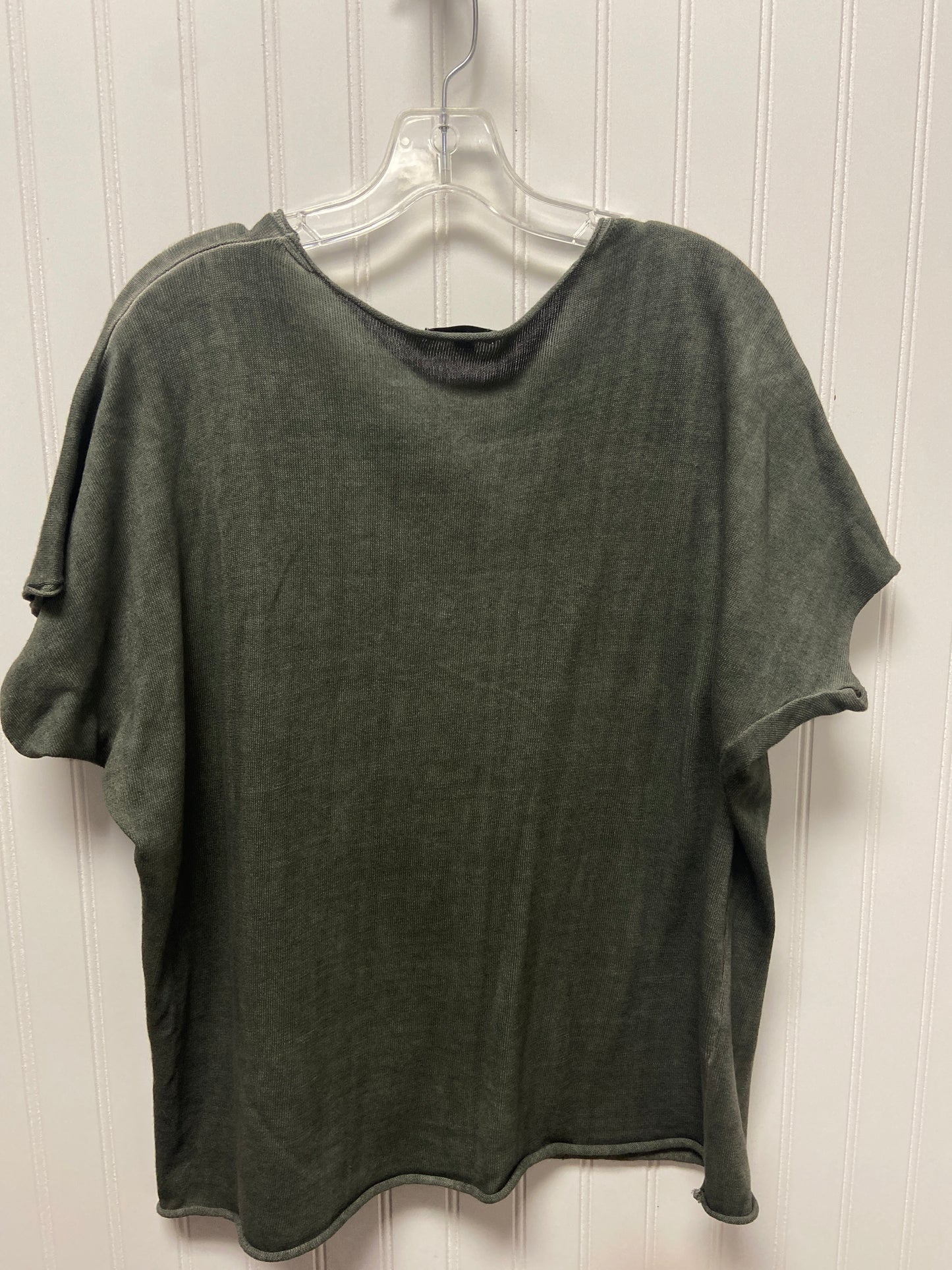 Sweater Short Sleeve By Clothes Mentor In Green, Size: S