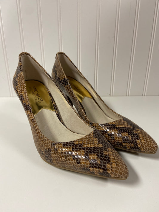 Shoes Heels Stiletto By Michael By Michael Kors In Snakeskin Print, Size: 6.5