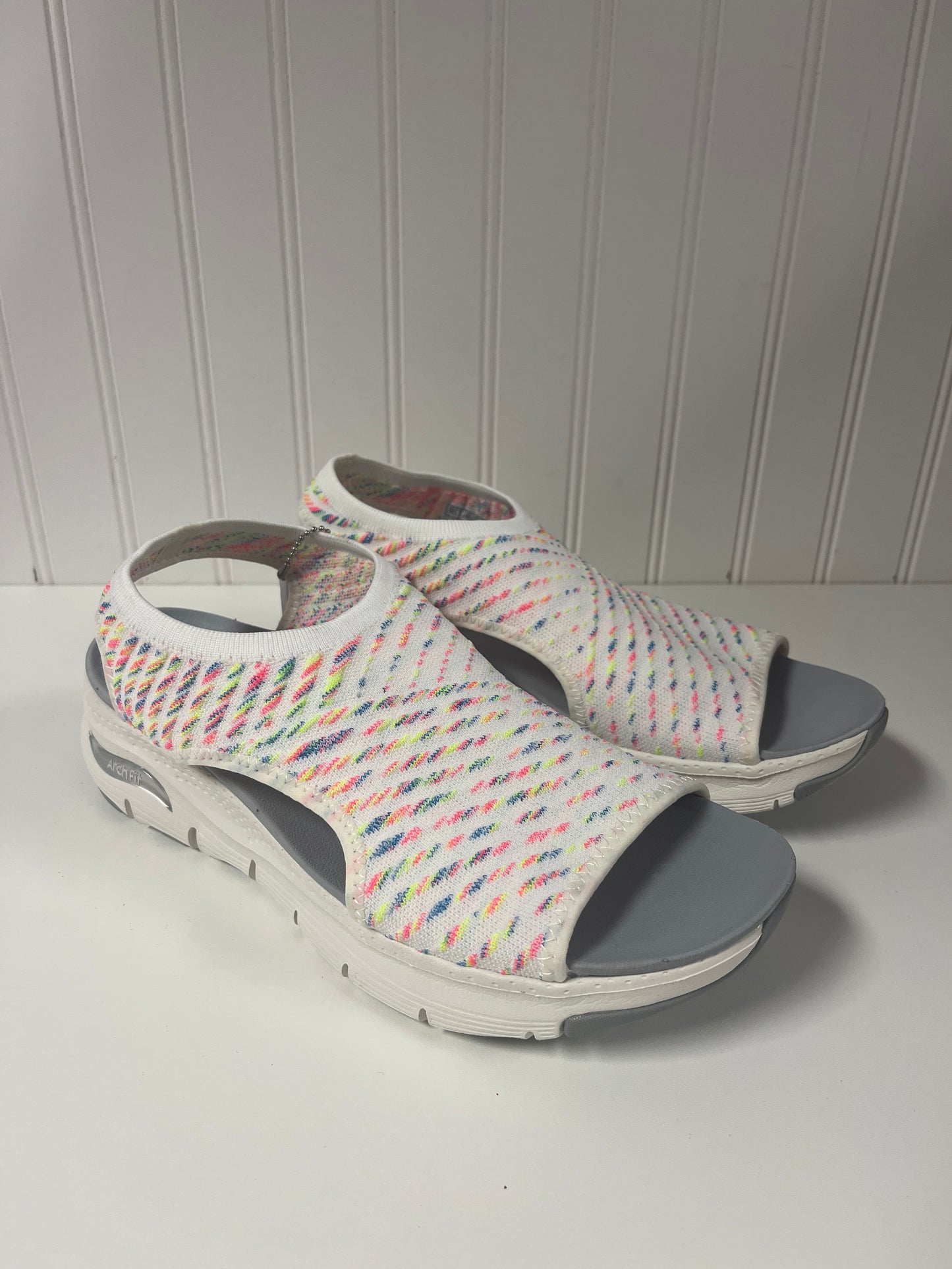 Sandals Flats By Skechers In Multi-colored, Size: 10.5