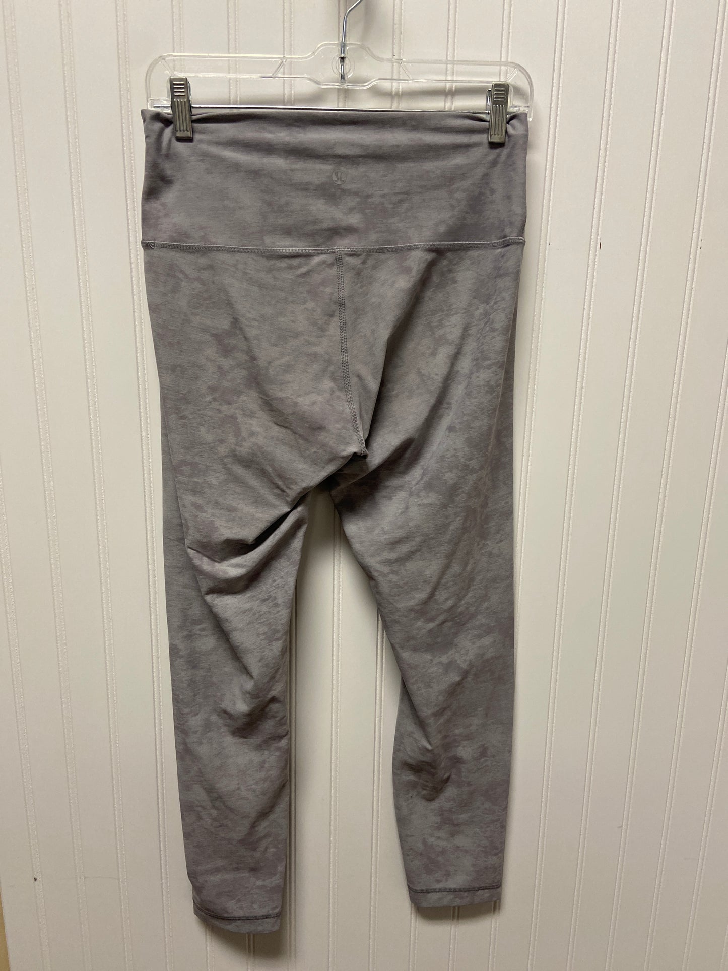 Athletic Leggings By Lululemon In Grey, Size: M