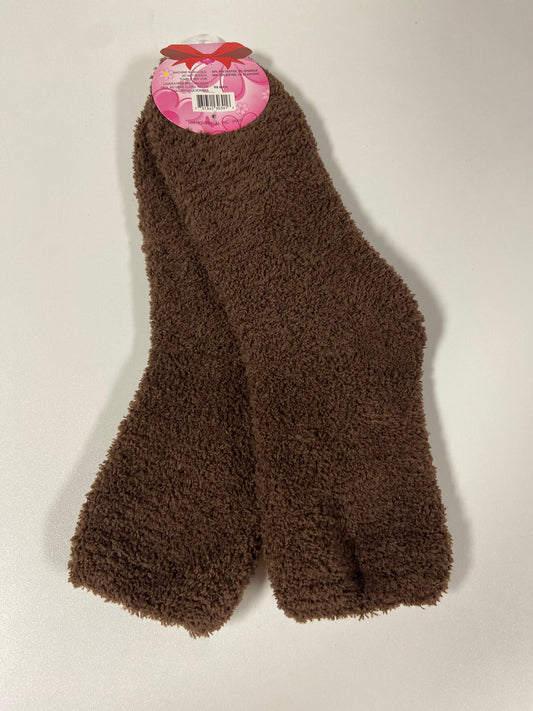 Socks By Clothes Mentor In Brown, Size: M