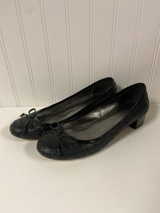 Shoes Designer By Coach In Black, Size: 8