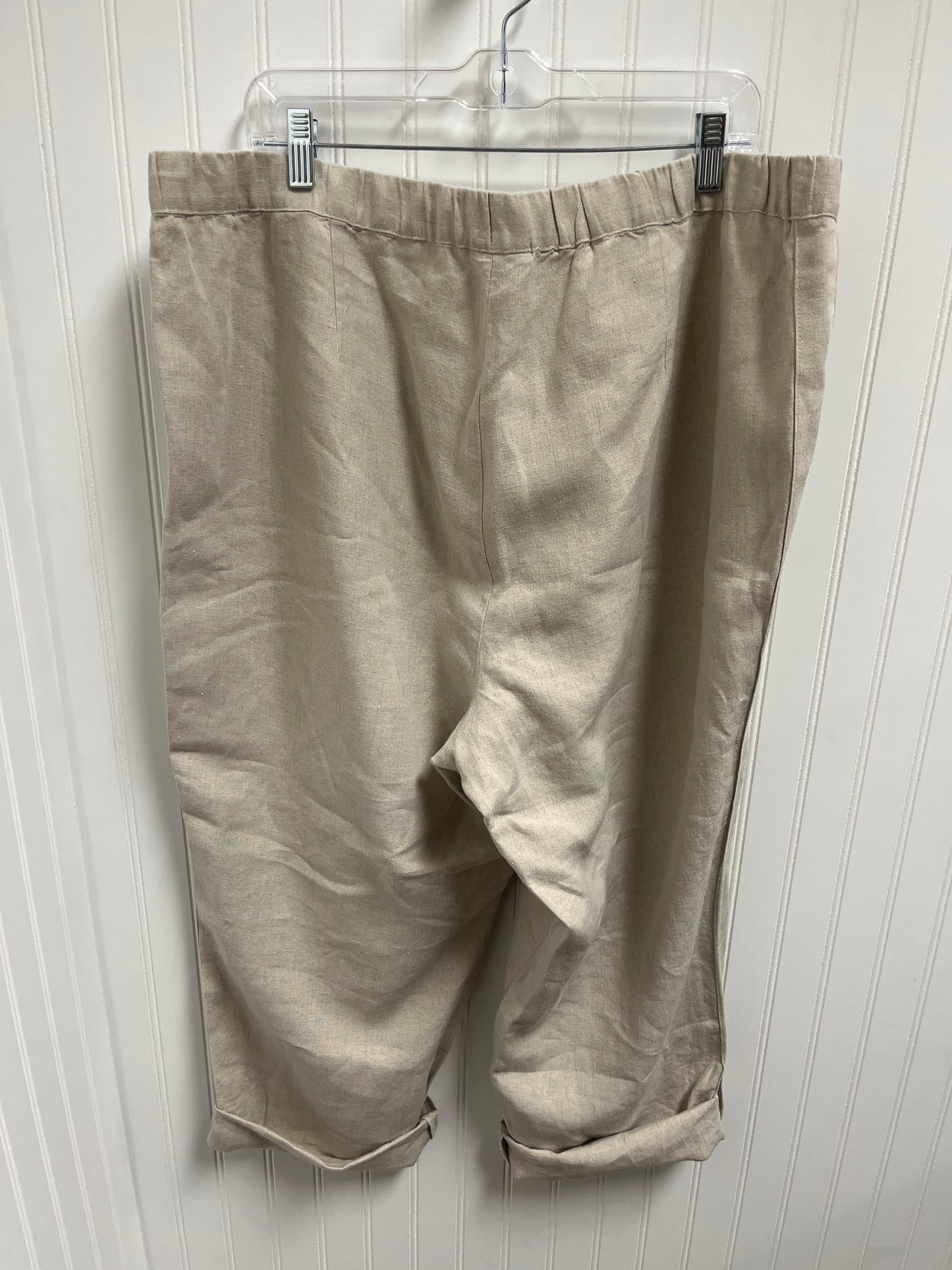 Pants Linen By Pure Jill In Beige, Size: 26