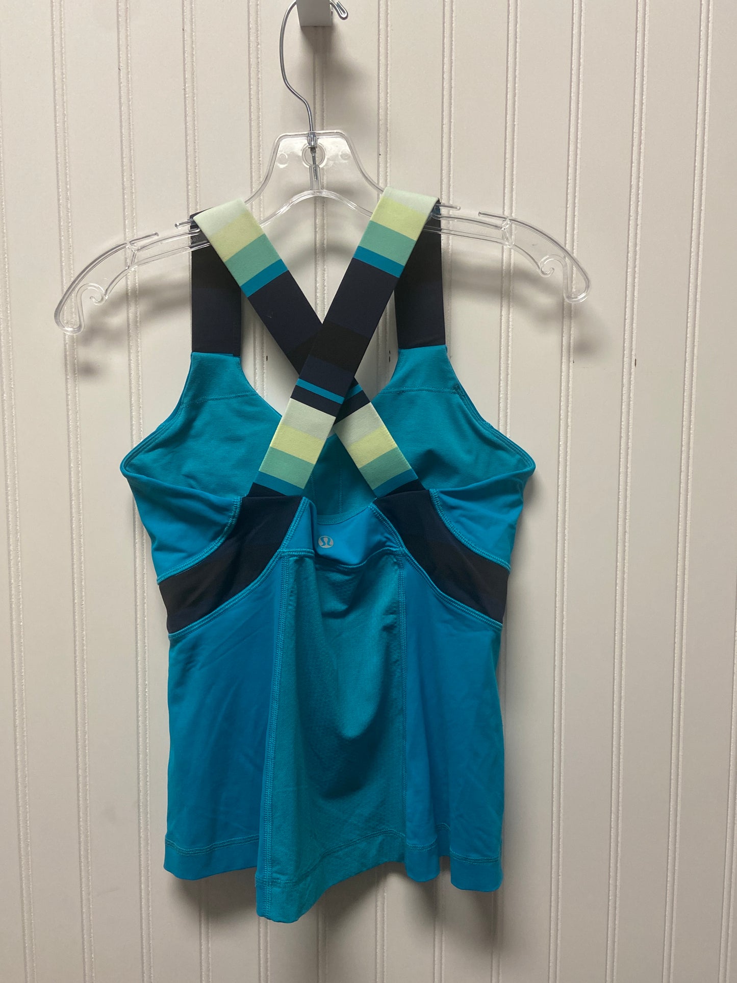 Athletic Tank Top By Lululemon In Teal, Size: S