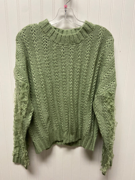 Sweater By Clothes Mentor In Green, Size: S