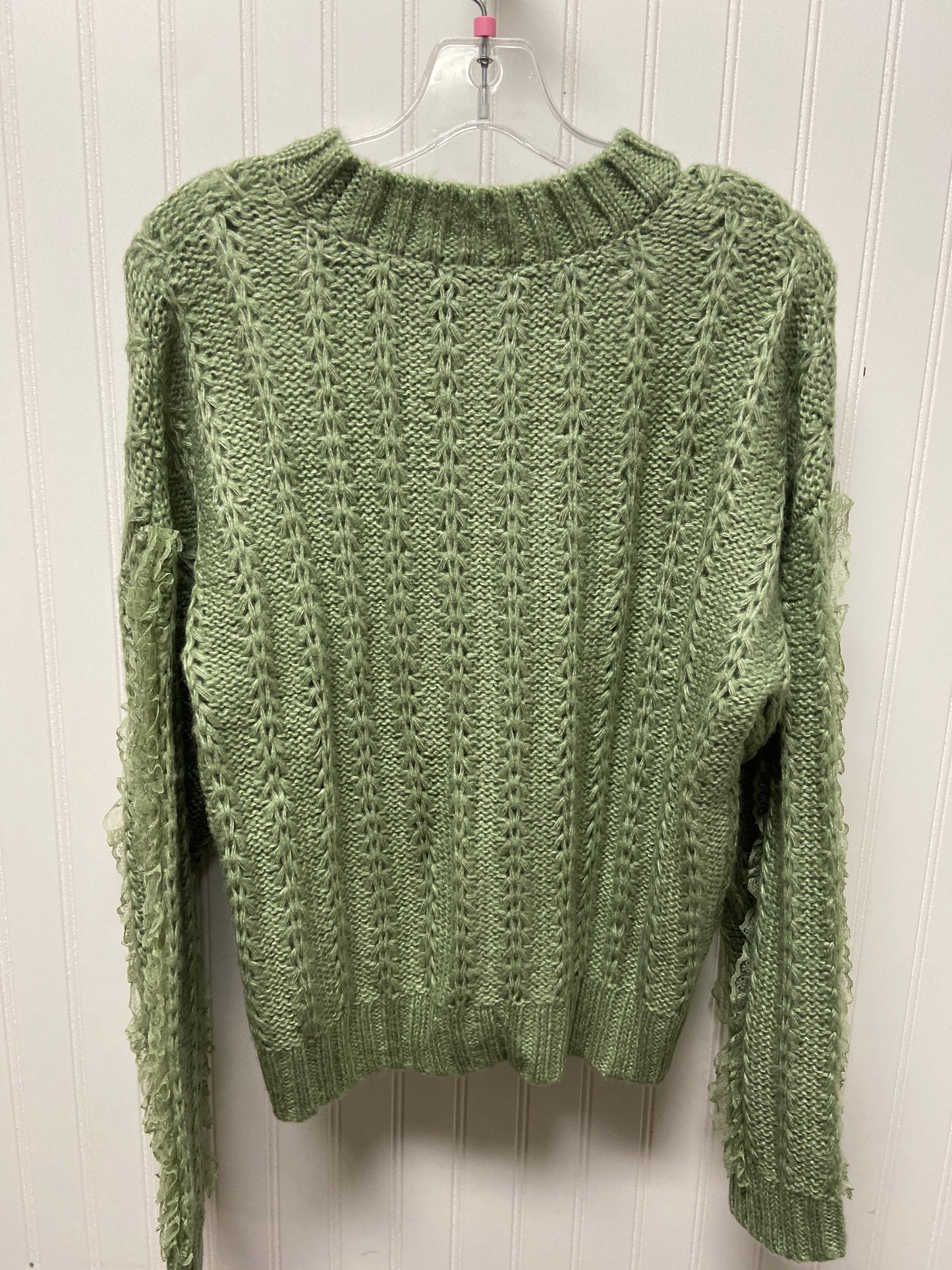 Sweater By Clothes Mentor In Green, Size: S