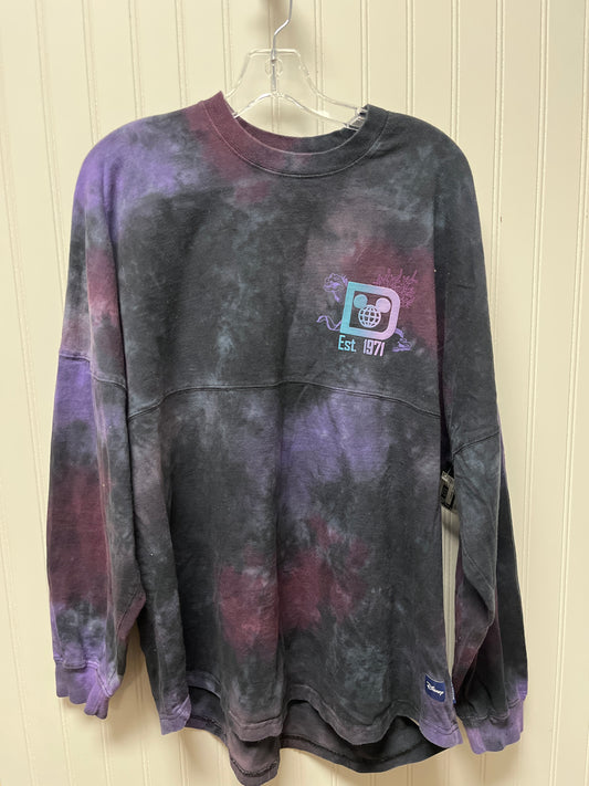 Sweatshirt Crewneck By Disney Store In Purple, Size: L