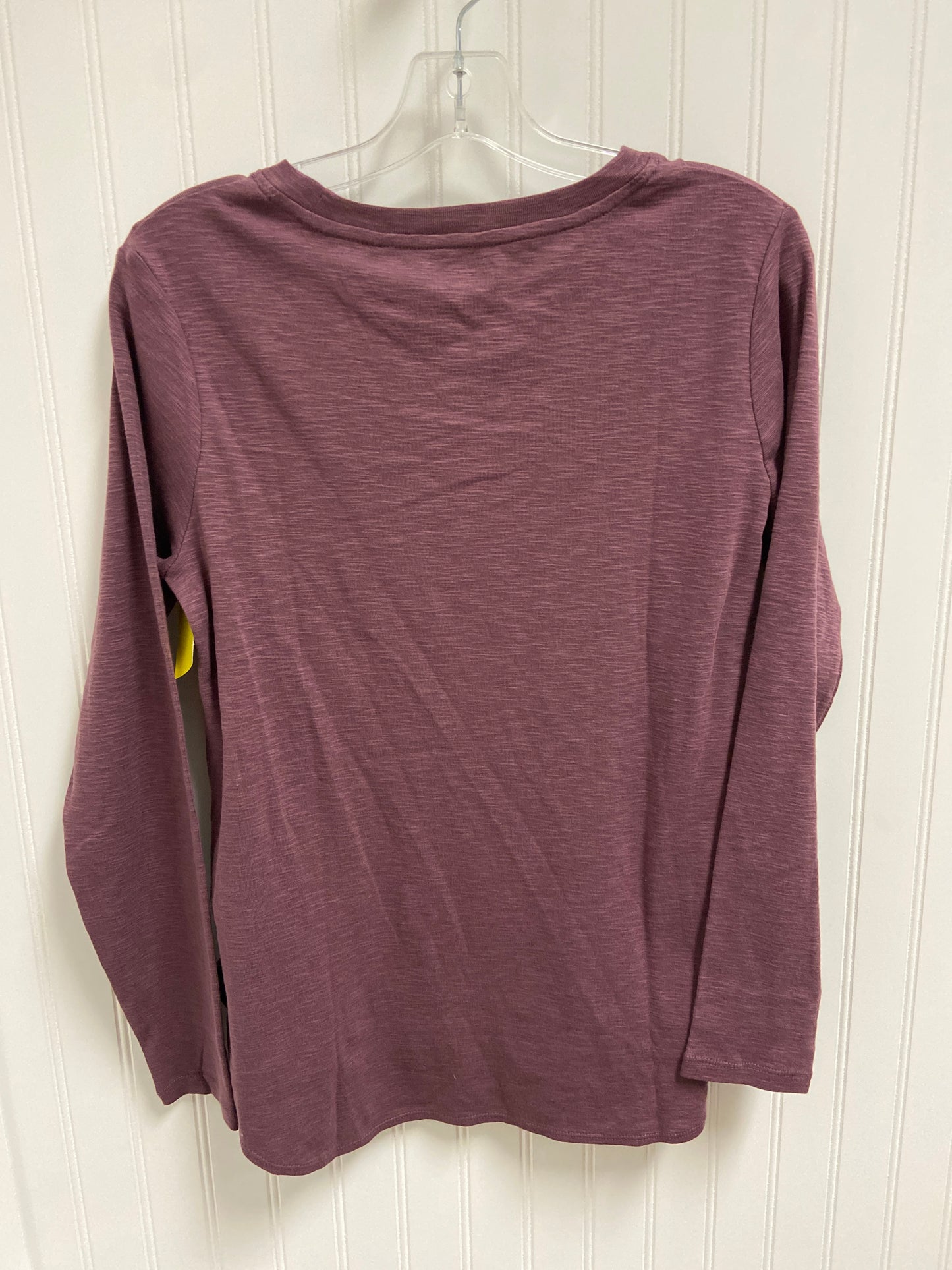 Top Long Sleeve Basic By Kirkland In Purple, Size: S