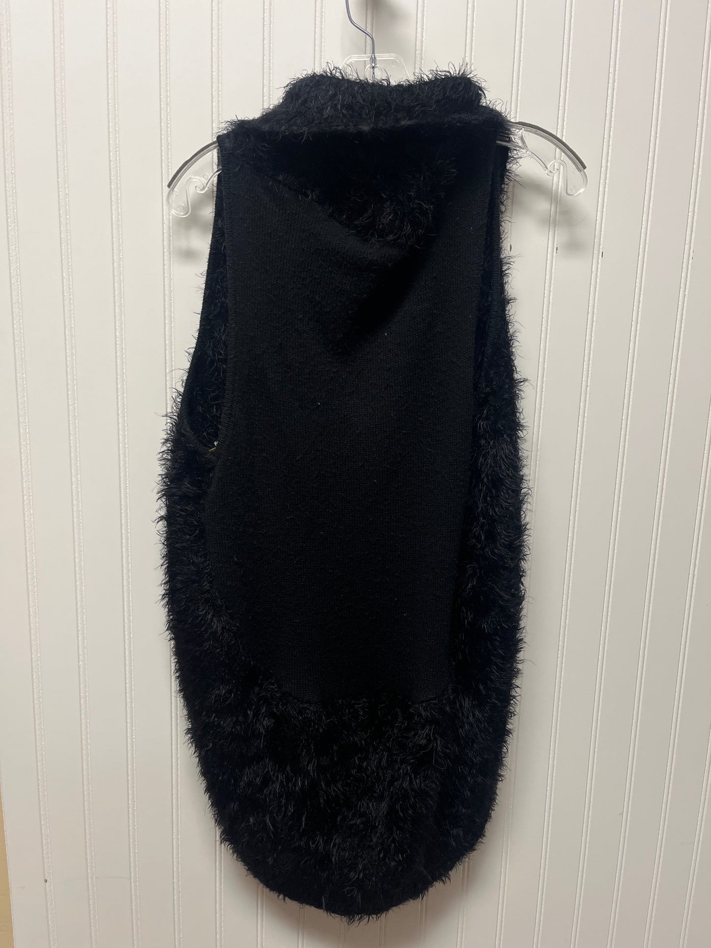 Vest Faux Fur & Sherpa By Sunny Leigh In Black, Size: M