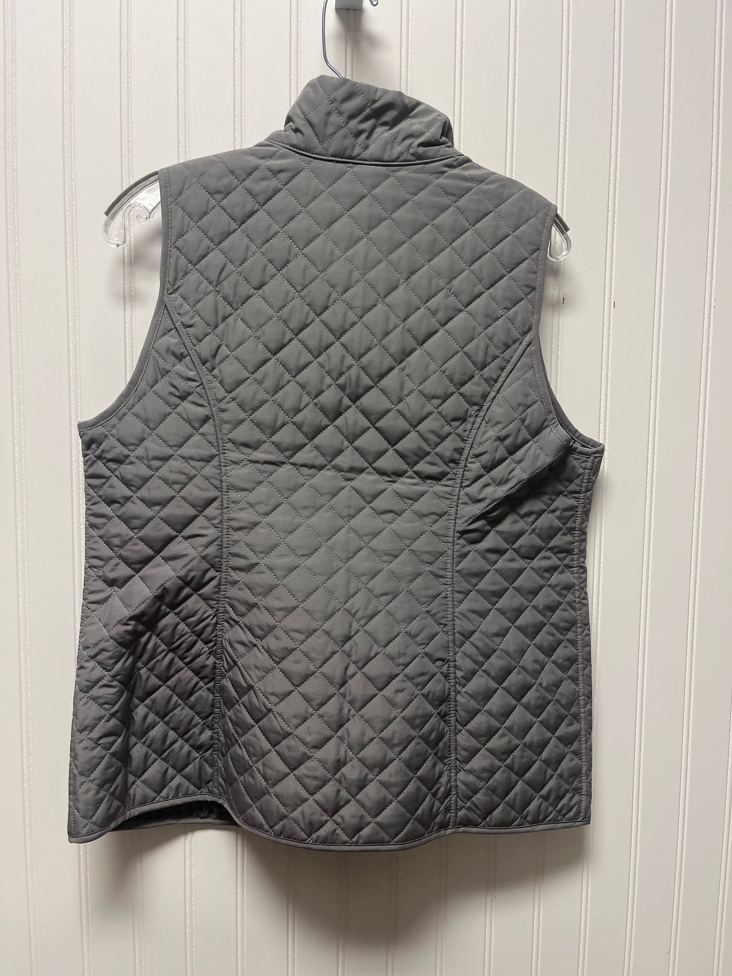 Vest Puffer & Quilted By Chicos In Grey, Size: M