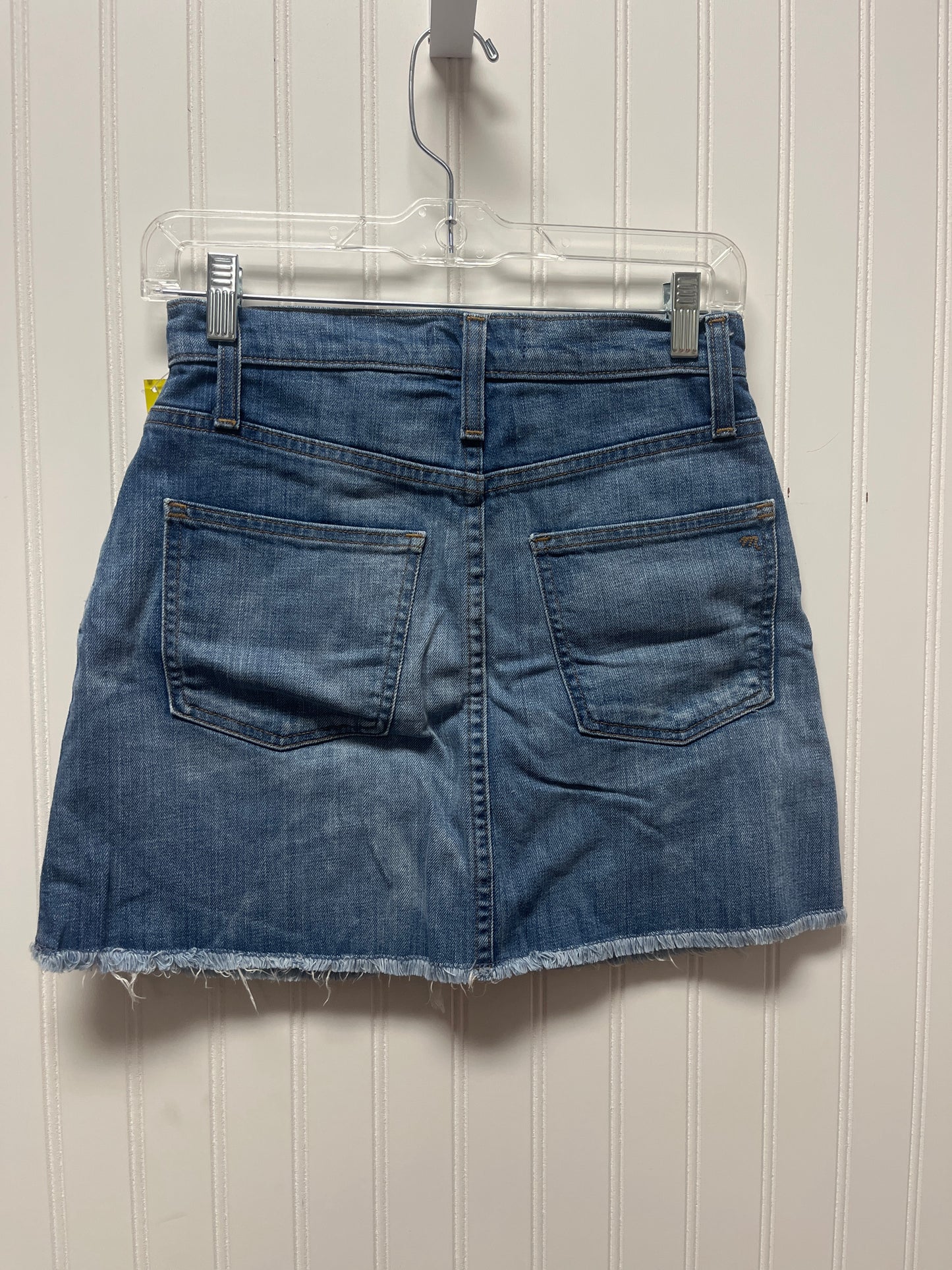 Skirt Mini & Short By Madewell In Blue Denim, Size: 0