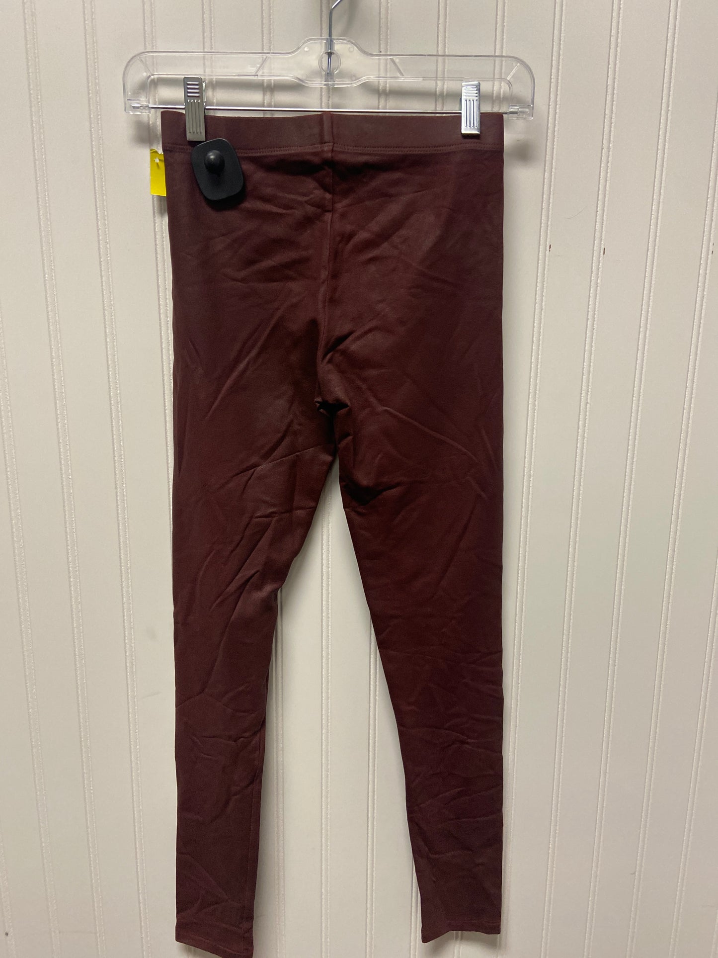 Pants Leggings By Cmb In Maroon, Size: 0