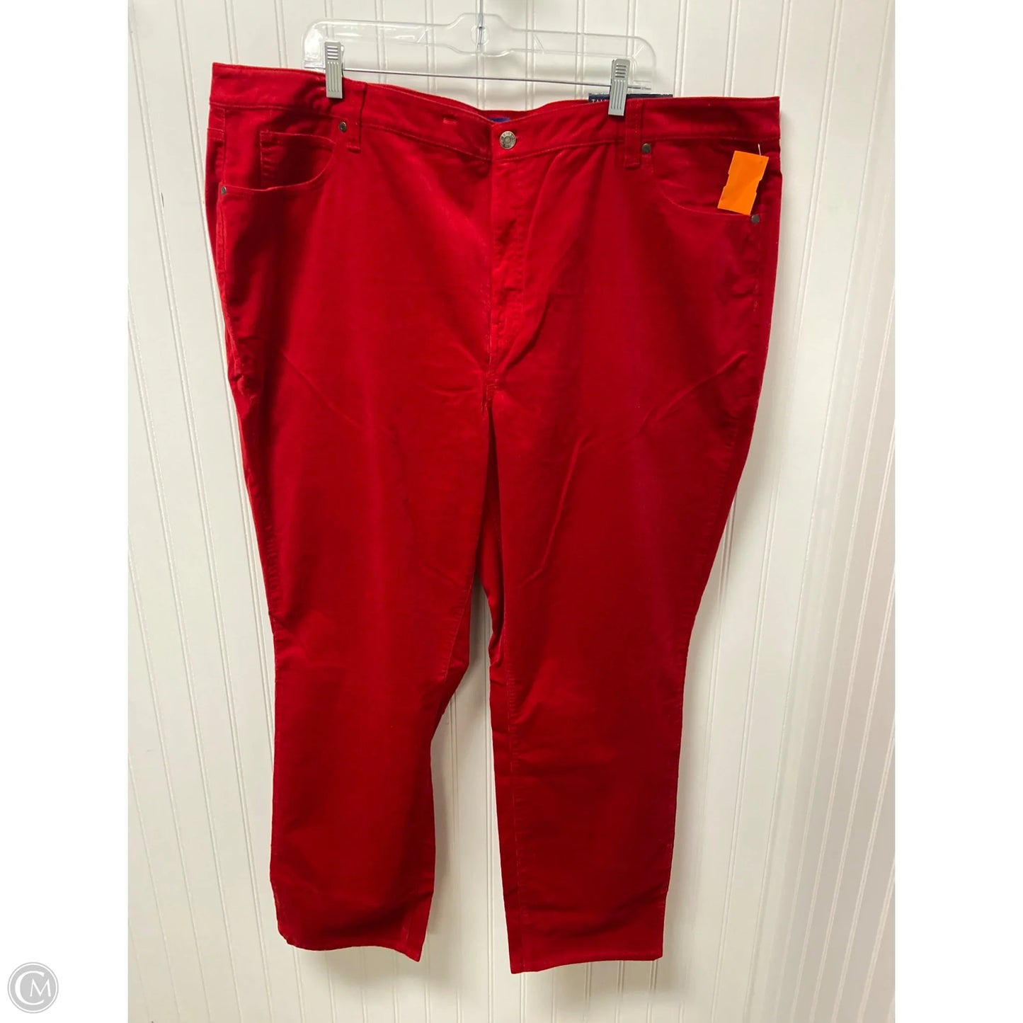 Pants Corduroy By Talbots In Red, Size: 24