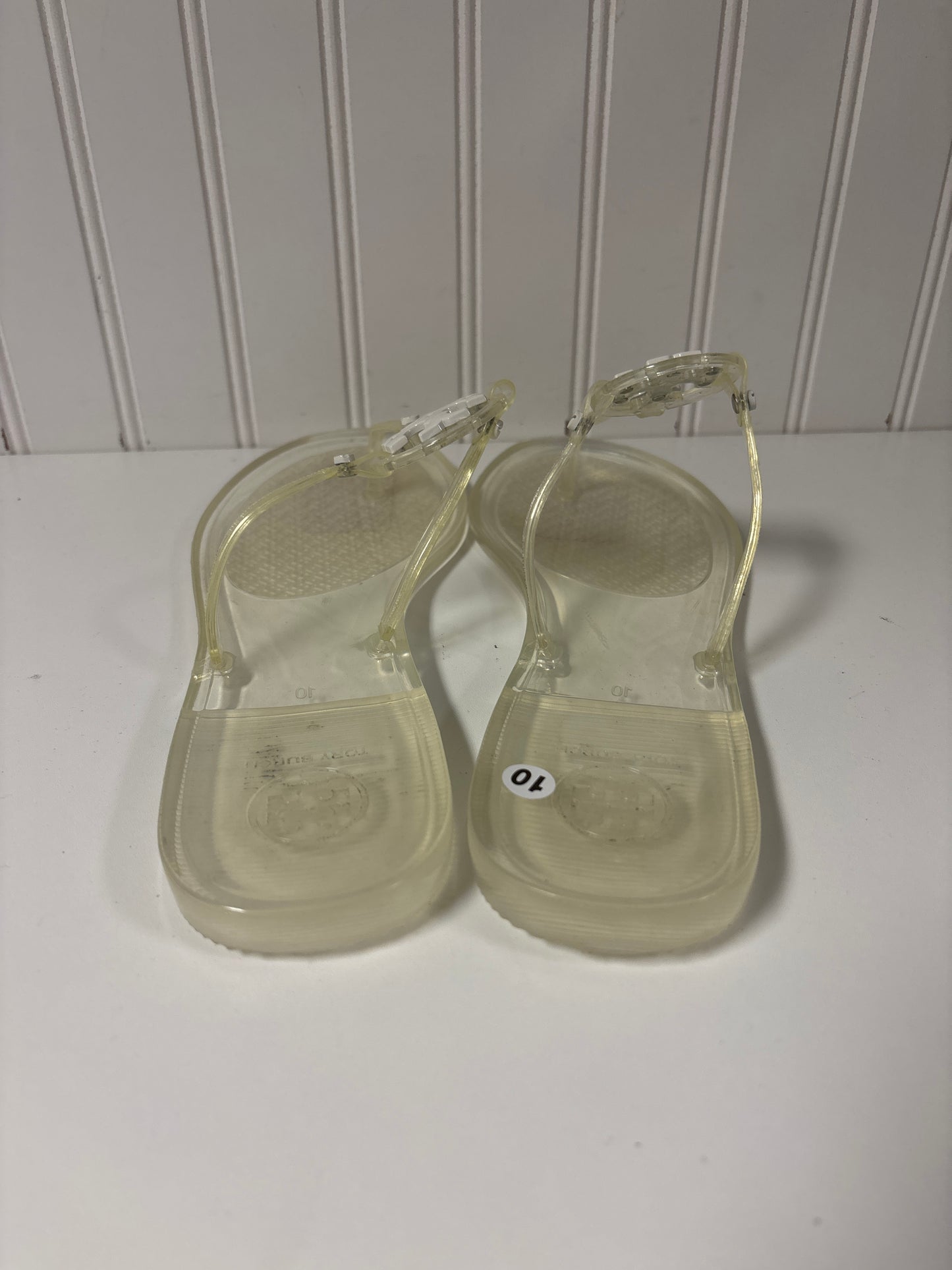 Sandals Designer By Tory Burch In Clear, Size: 10