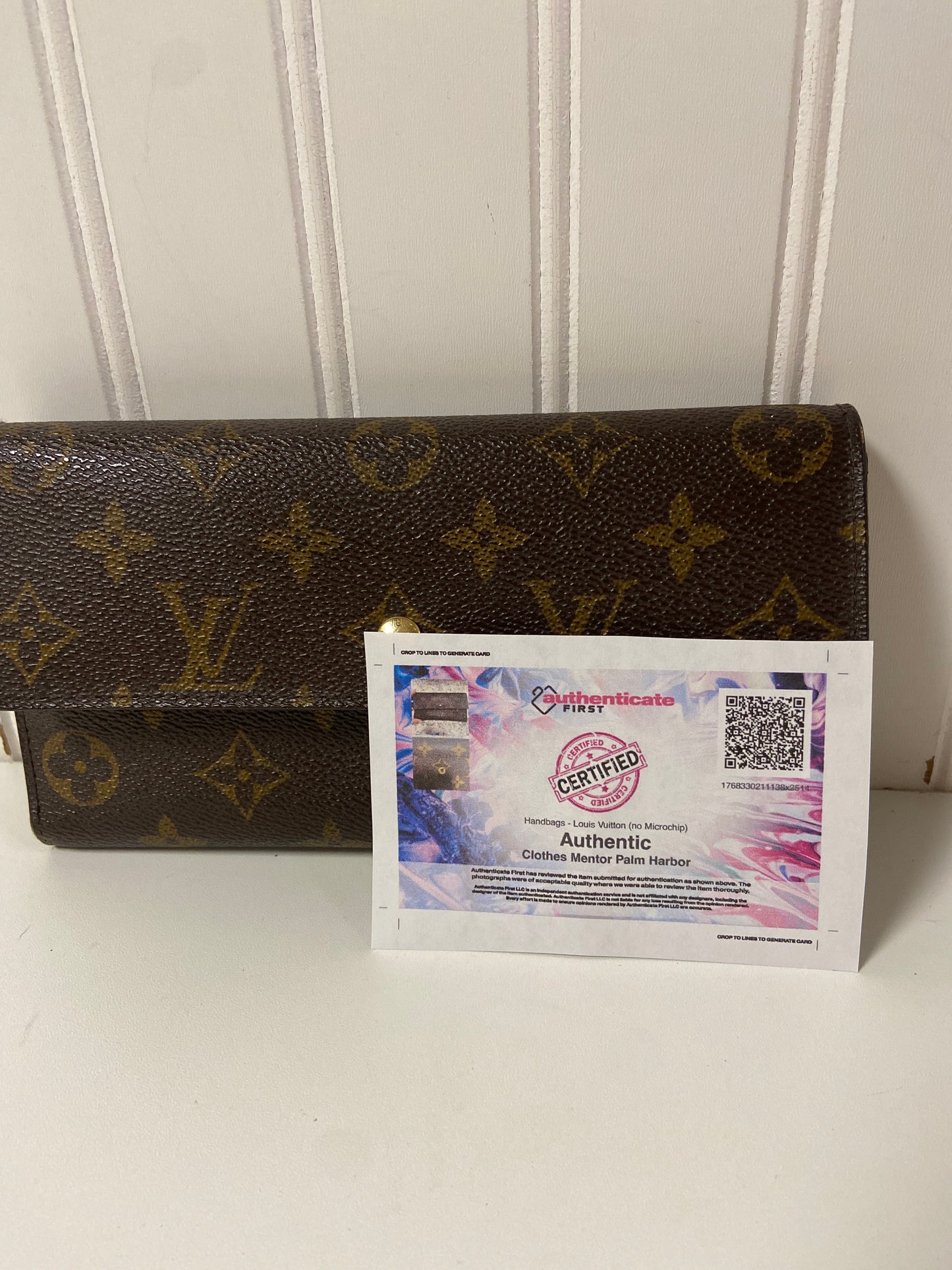 Wallet Luxury Designer By Louis Vuitton, Size: Large