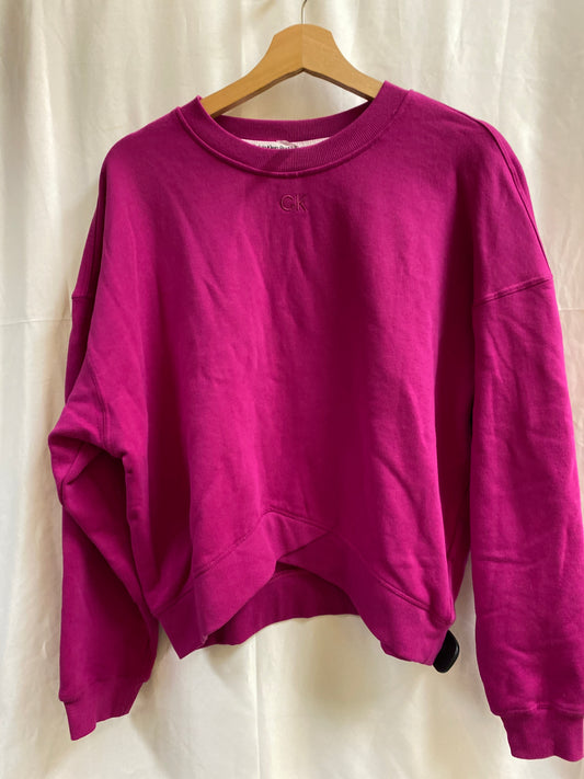 Athletic Sweatshirt Crewneck By Calvin Klein Performance  Size: M