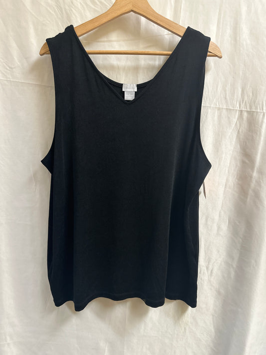 Top Sleeveless Basic By Chicos  Size: 1x