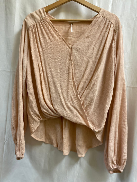 Top Long Sleeve By Free People  Size: Petite   Small