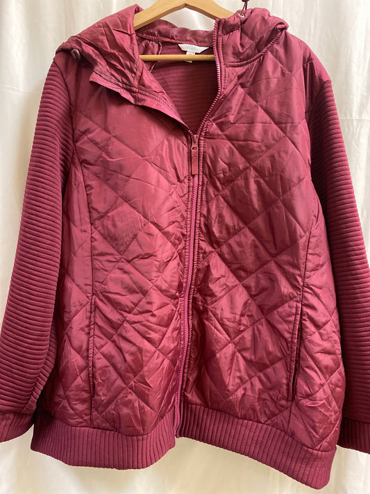 Jacket Puffer & Quilted By Time And Tru  Size: 3x