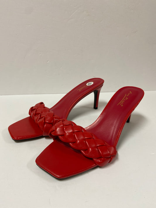Sandals Heels Stiletto By Anne Michelle  Size: 10
